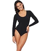 Boody Body EcoWear Women's Long Sleeve Bodysuit, Everyday Stretch, Viscose Made From Bamboo