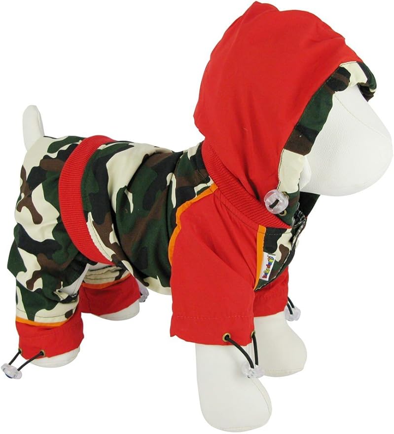 Camo Dog Clothing by Kakadu Pet, Large, 16", Green Pet