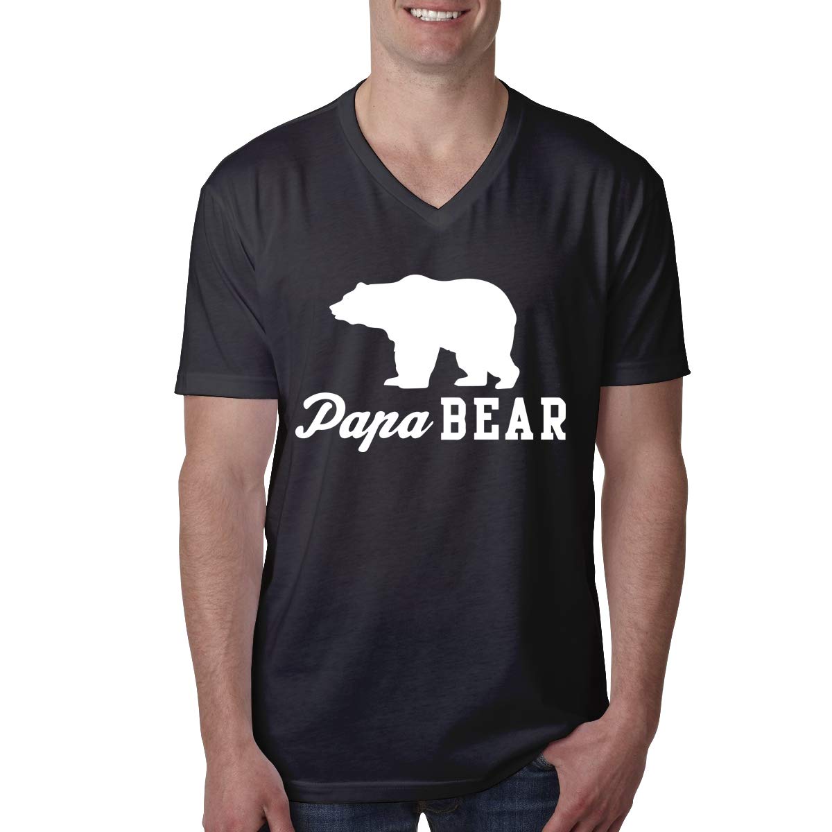 Tee, Papa Bear Short Sleeved Tee Top For T Shirt