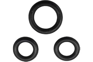 SeaSierra 3852045 3855081 Marine Dipstick and Drain Plug Seal O-Ring for Volvo Penta Boat Engine SX DP Drive Lower Unit Gear Oil Change