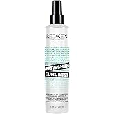 Redken Hair Spray, Silicone-free Refreshing Curl Mist, Lightweight Defining Spray, No Crunch, Reduces Frizz, 250mL