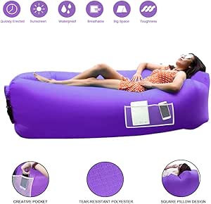 camping blow up sofa bed