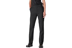 Dickies Women's Flex Work Pants – Stretch Straight Leg Uniform Trousers for Office, Retail & Healthcare