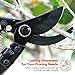 TaoTronics Garden Shears Professional Pruning Shears Kits, Garden Clippers Tree Trimmers Bypass Hand Pruners with Carbon Steel Blades and Safety Lock for Garden and Lawn