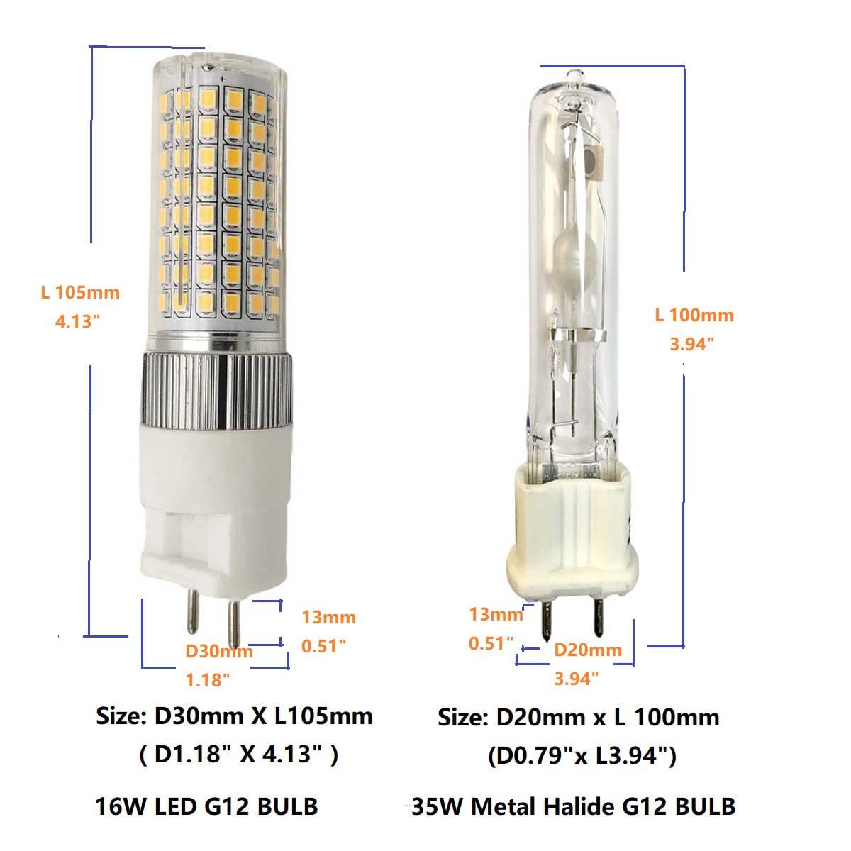 WELESHEI G12 Led 16w Ceramic Corn Light G12 Led Bulb 4000k Natural White Equivalent 200 Watt Incendescent Lamp Halogen Bulb 2 Pin Ceilling Downlight Shopping Mall Light (1 Pack)