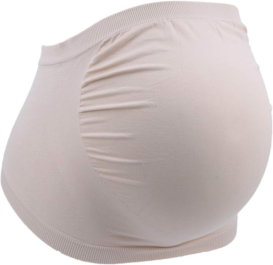 Maternity Belt, Maternity Antenatal Support Belt Breathable Abdominal Pregnancy Band Soft Belly Belt (L-Skin Color) - Image 4