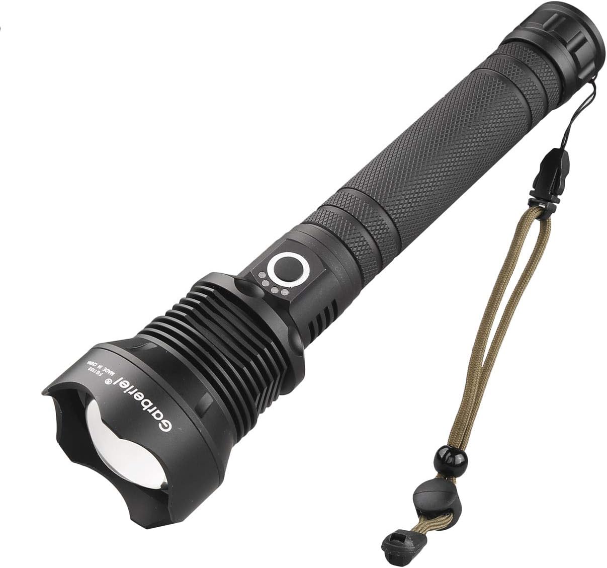 5000 High Lumens Flashlights Super Bright XHP70 LED Flashlight 3 Modes Rechargeable Torch Light with 18650 Battery and USB Cable - - 