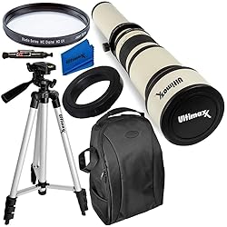 Ultimaxx 650-1300mm Telephoto Zoom Lens with Kit