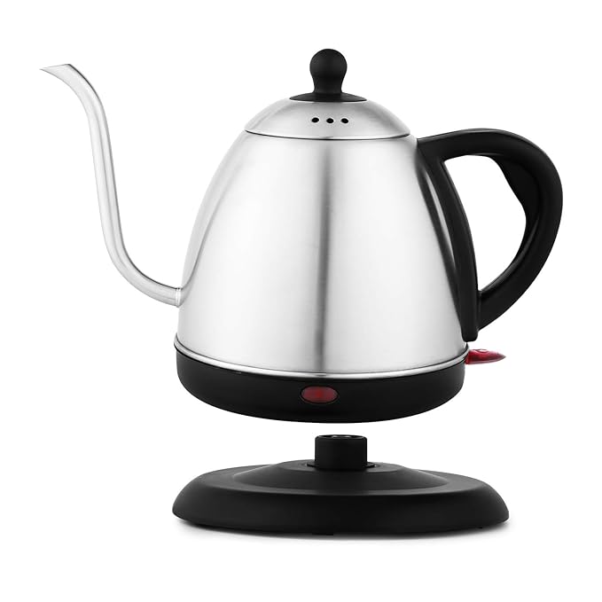 Electric Kettle with Variable Temperature, 1L Gooseneck PourOver