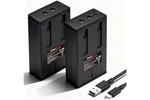 2 Pack Rechargeable Battery for Moultrie Edge Trail Camera, 5000mAh Battery Pack Compatible with Moultrie Edge, Edge PRO, Edg