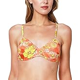 Sanctuary Womens Underwire Floral Bikini Swim top