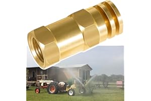 Boomless Spray Nozzle 1/2" FPT #5 Orifices (90° & 180° Caps Included) 2.0 GPM @ 40 PSI #6540-1, 6540 1, 6540-01, 654001, 6540