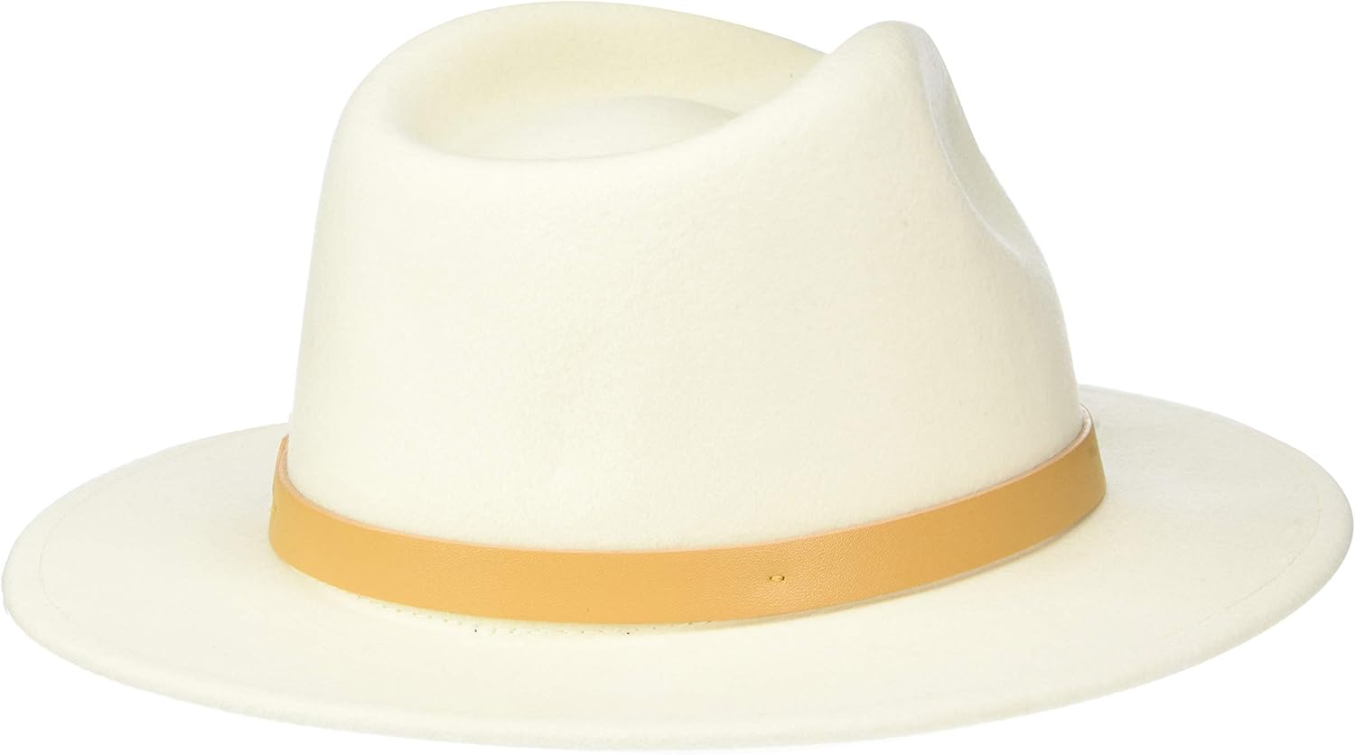 Brixton Men's Messer Medium Brim Felt Fedora Hat: Clothing