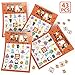 KD KIDPAR 52PCS Halloween Bingo Cards Game Set for Kids and Whole Family - 40 Players, Reusable and Easy Read
