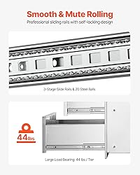 VEVOR Outdoor Kitchen Drawers 16" W x 28.5" H x