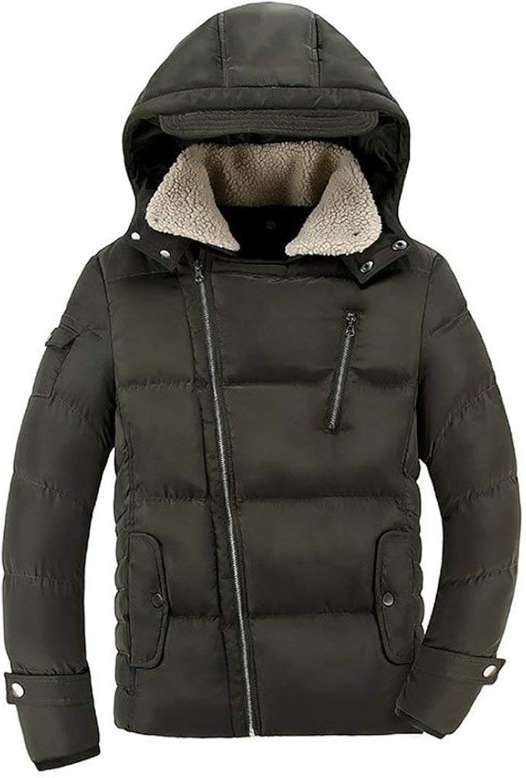 Oanviso Herren Winterjacke Lange Daunenparka - Warme Steppjacke Mit Kapuze