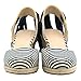 rismart Ladies Women's Wedges Summer Ankle Straps Espadrilles Sandals Shoes