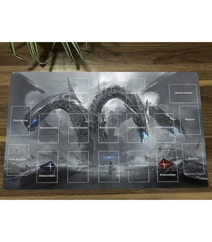 Amazon.com: New Playmat Cyber Dragon Infinity The Silver