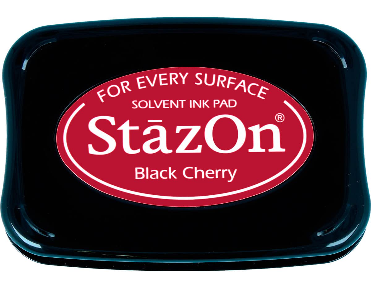 Tsukineko StazOn Stamp Pad, Black Cherry, SZ000022 — image 1