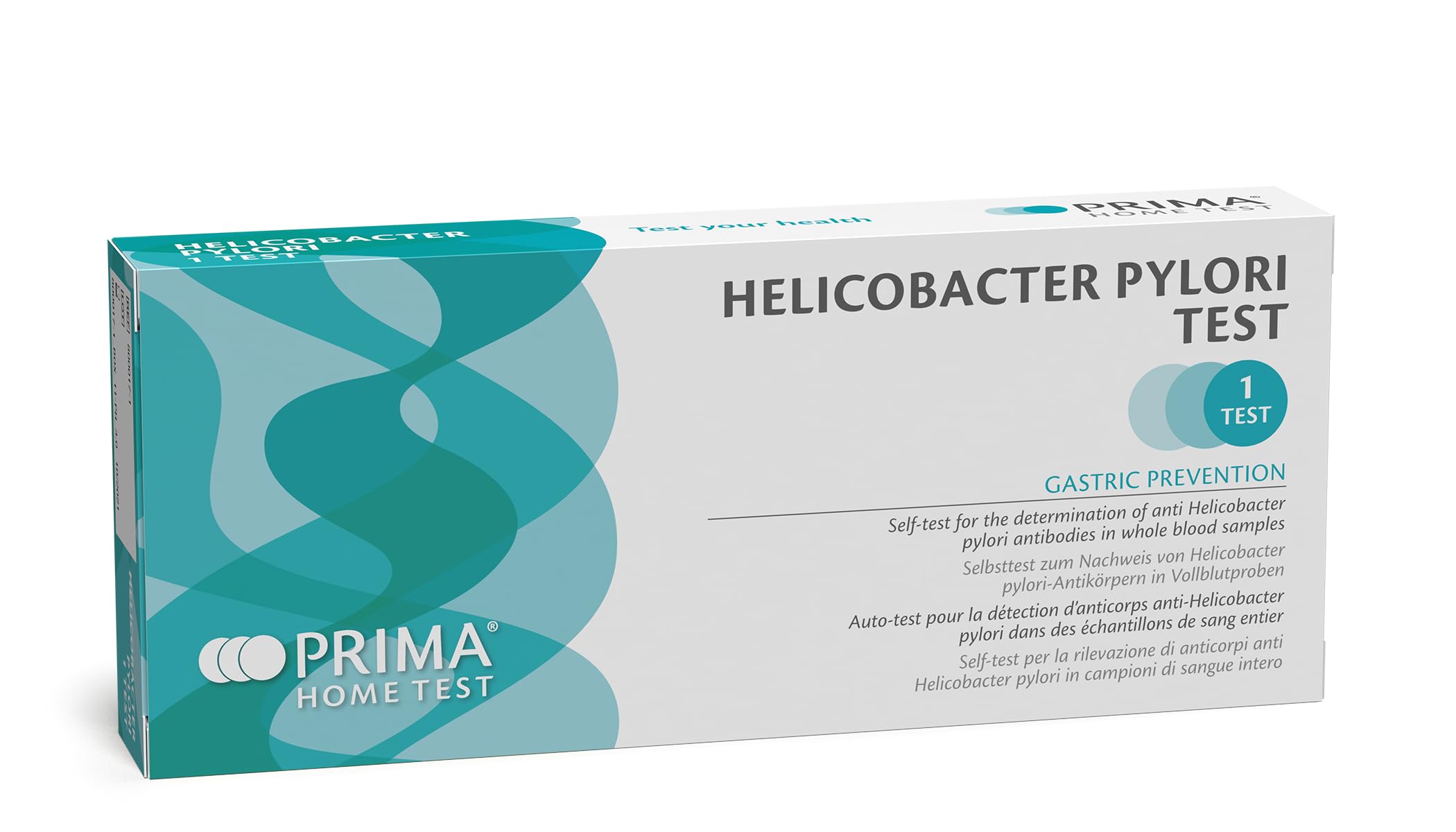 PRIMA Stomach Ulcer Helicobacter Pylori Home Test Kit