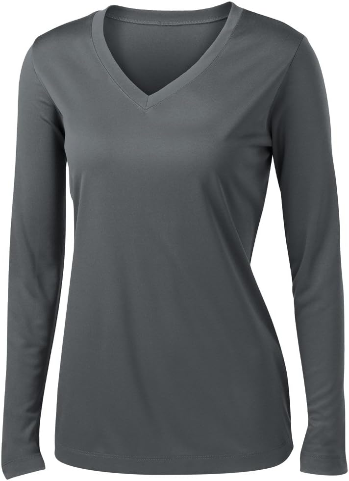 Animal DenWomen's Long Sleeve Moisture Wicking Athletic Shirts UP F50+ UV Rash Guard Sun Protection