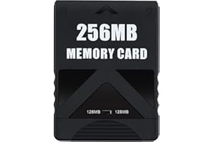 Mcbazel PS2 Memory Card, High Speed 256MB Memory Card for PlayStation 2 Game Accessories