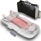DR.WELL Full Body Stretching Massage Mat, 26 Air Cells, 7 Modes, Portable | 4 Automatic Stretching Programs, Twist, Dynamic &amp; Relax Modes, 5 Intensity Levels ,Adjustable Neck Height, Foldable Design.