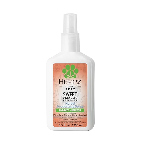 HEMPZ PETZ, DOG COLOGNE, SWEET PINEAPPLE & HONEY...