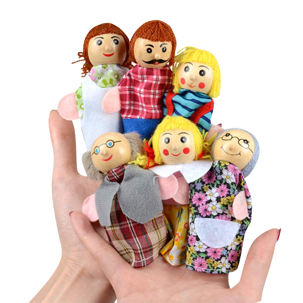 muñecos para los dedos
