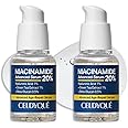 CELDYQUE Niacinamide Advanced 20% Face Vegan Serum w/Vitamin B3 Green Tea Beta-Glucan Damask Rose 63% No-Scent Even Skin Tone Minimize Pores Plump Fine Lines 2 Fl Oz
