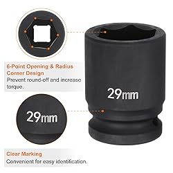 HARFINGTON 6-Point Impact Socket 3/4" Drive 29mm