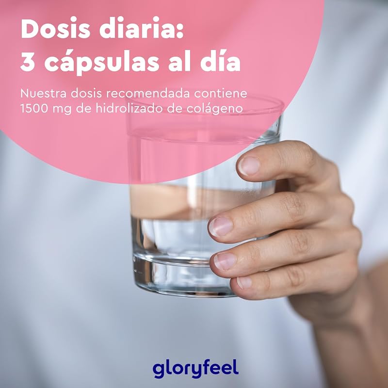 Colágeno marinho hidrolisado alta dose de 1500 mg 120 cápsulas | peptídeos de colágeno marinho 100% puros de peixes selvagens, proteínas de colágeno para massa muscular para ossos e articulações