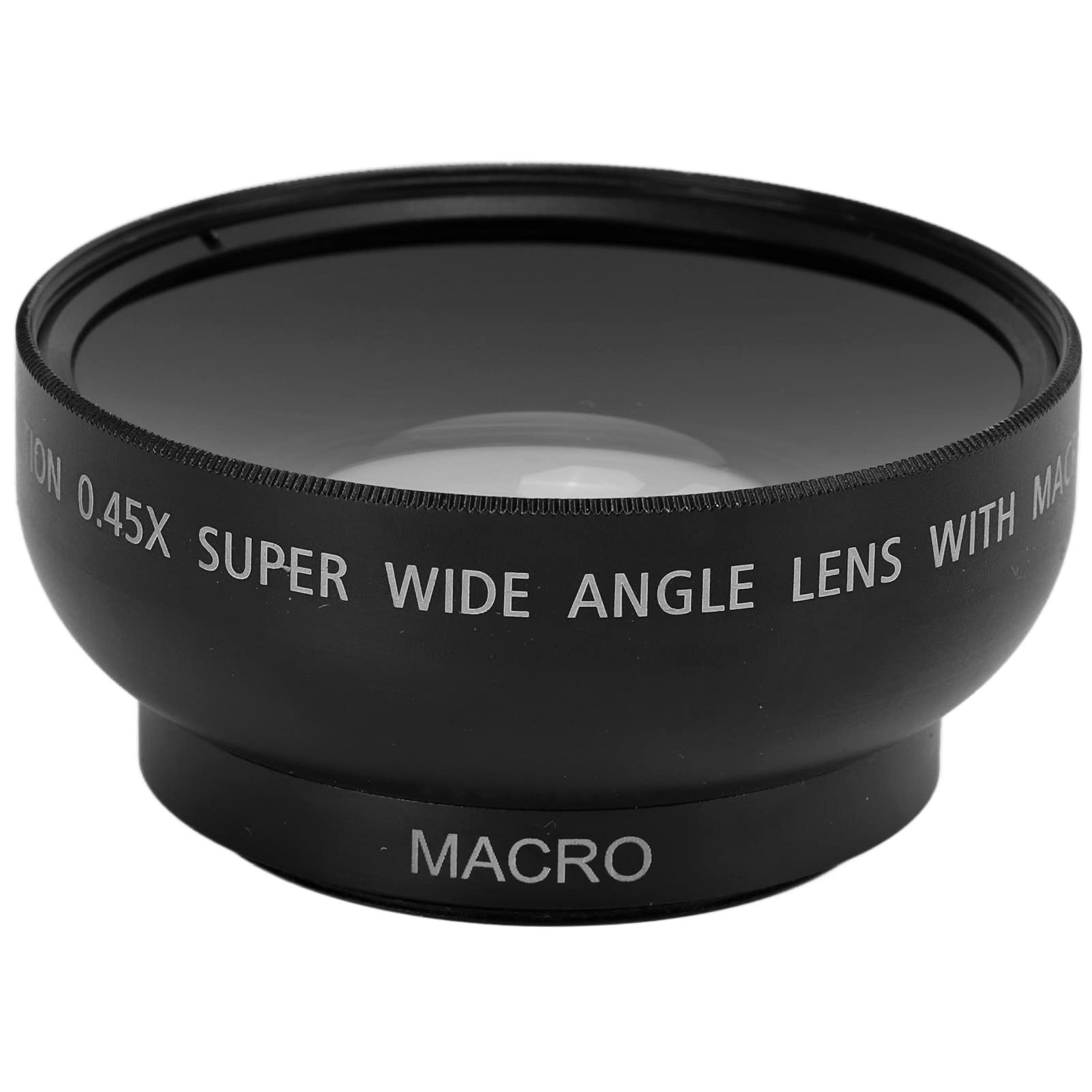Wide Angle Lens, 43mm 0.45X Wide Angle Lens Alloy and Optical Glass with Macro, for 43MM Filter Aperture Camera Lenses