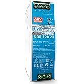 Mean Well NDR-120-24 AC/DC 24V 5A 120W Industrial DIN Rail Power Supply Single Output Provided by KAINSC Products