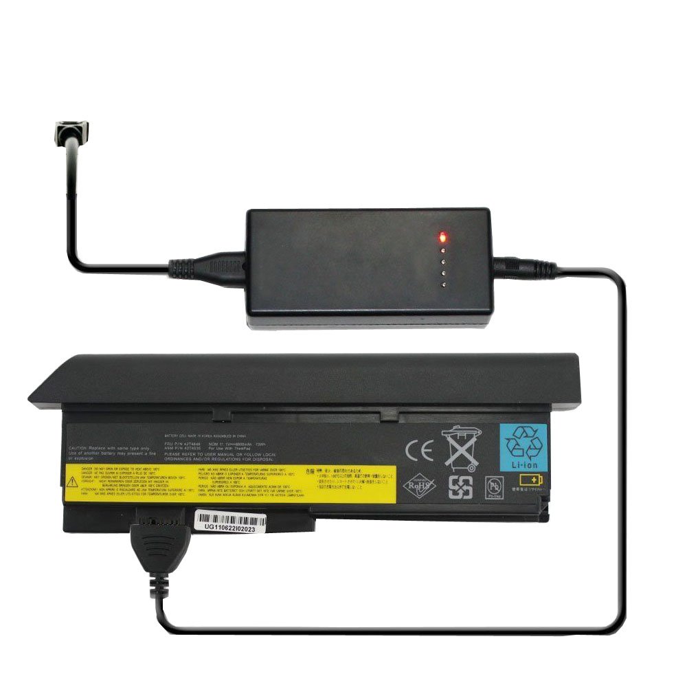 Amazon.com: Generic External Laptop Battery Charger for Lenovo ThinkPad X200  X200s X201 X201i X201s: Computers & Accessories