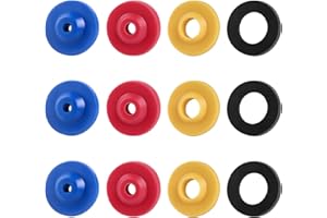 KALIONE 12 Pieces Silicone Shower Head Flow Restrictor Shower Flow Restrictor 4 Specifications Water Flow Restrictor for Various Standard Shower Head Handheld Showers