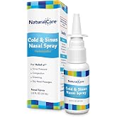NaturalCare Cold &amp; Sinus Nasal Spray, Homeopathic Nasal Spray, 0.8 fl. oz