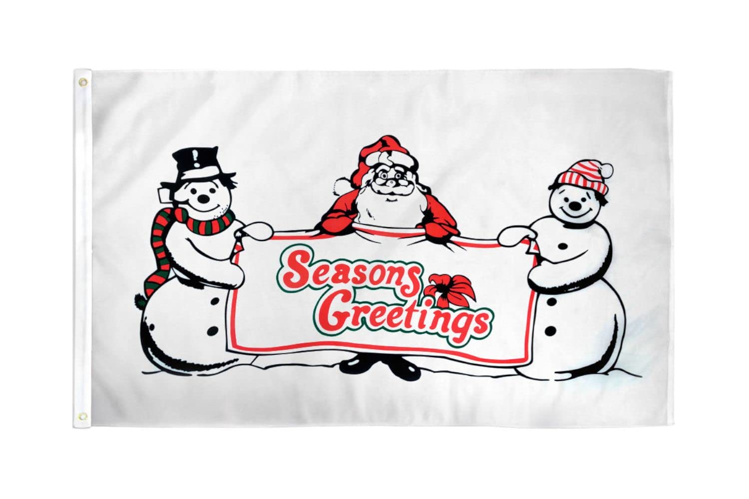 AZ FLAG - Seasons Greetings Flag - 3x5 Ft - 100D Polyester Best Wishes Banner with Two Metal Grommets - Fade Resistant - Vivid Colors - 3' x 5' Feet - 150x90 Cm