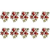 SUPVOX Pomegranate Hair Accessories Diy Headwear Charms Alloy Brooch Ornaments for Crafting Clothes Shoes Bags Decoration