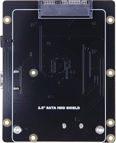 Kamenda - Placa de expansión de almacenamiento para Raspberry Pi de 2,5 pulgadas Sata HD/Ssd, X820 V3.0 USB 3.0 para Raspberry Pi 3 modelo B+/3B
