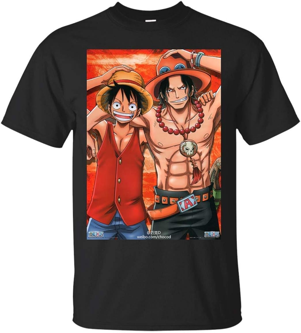 Amazon Dブラザーズモンキーdポートガスdエースワンピースアニメtシャツg0ギルダンウルトラコットンtシャツ Tシャツ カットソー 通販