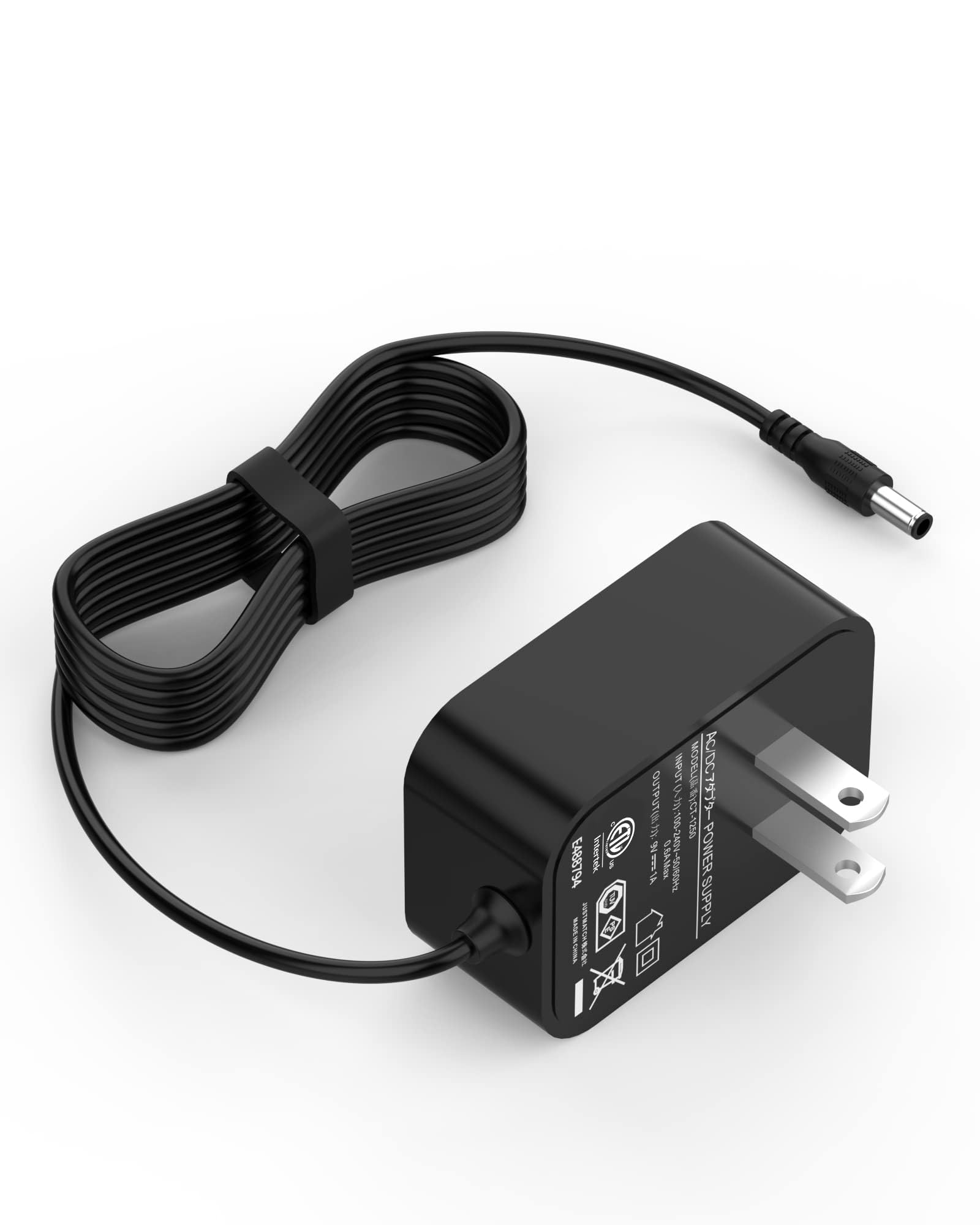 Photo 1 of DC 9V for Casio Keyboard Power Cord Compatible with Casio Keyboard AD-5 AD-5MU AD-5MR CTK-2100 CTK-800 CTK-700 CTK-710 CTK-720 LK-220 CTK-480 CTK-650 SK-200 WK-110 WK-200 LK-43 LK-100 (5.9Ft Long)
