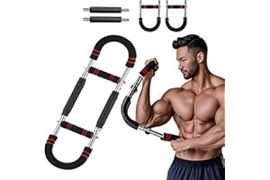 Twister Arm Trainer - 60-110lb Arm Chest Trainer for Home Gym, Exercise Equipment for Home Office Travel with 3 Level Adjusta