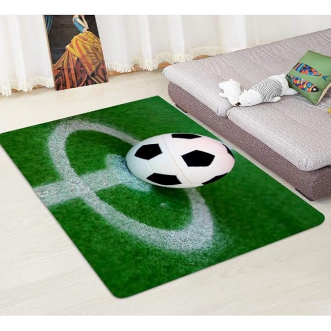 YUGUO La Alfombra Alfombras De Franela De Balones De Fútbol Mesa ...