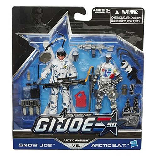 G.i. joe, 50th anniversary action figure set, arctic ambush [snow…
