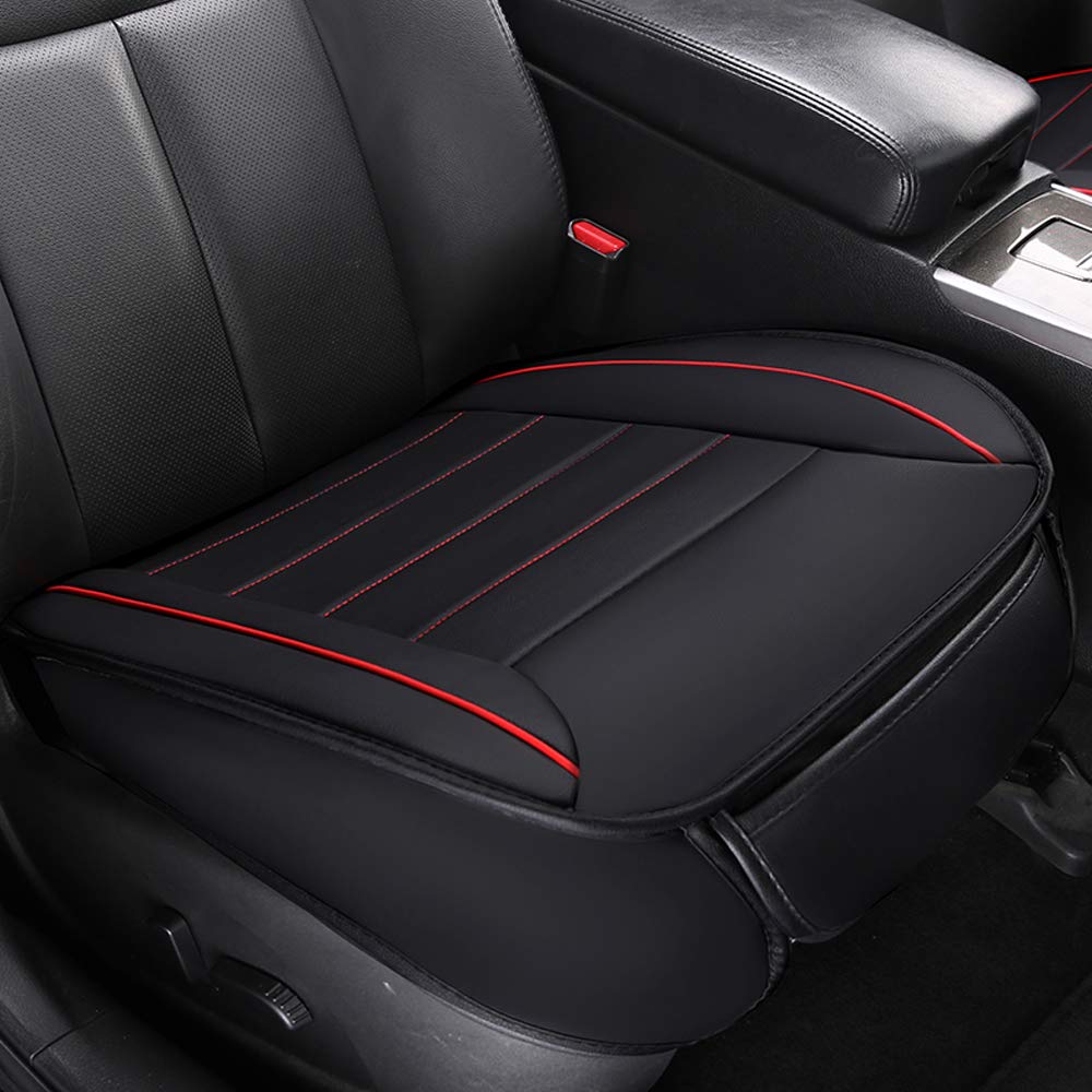 Best leather seat cushion auto black