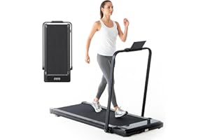 Smug Smug Walking Pad, Space Saving Design for Home & Office, Quiet Under Desk Walking Pad, 200 Lbs Capacity 3 in 1 Portable Walking Treadmill