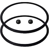09985 for presto Pressure Canner Sealing Ring 23 quart Pressure Canner Part | 01745 01751 01755 01781 01782 01784 presto Pressure Cooker Gasket 16 18 23 Quart Including 2 Overpressure Plug