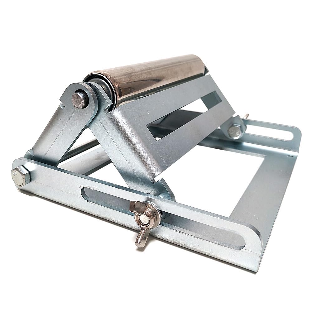 Adjustable Miter Saw Roller Stand, Roller Stand for Woodworking. Quick Lock or Release. 280 Lbs Capacity and Height Adjustment from 4.9 Inches to 8.1 Inches