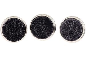 JIAYOUY Liyafy 3Pcs Trumpet Valve Finger Buttons Musical Instruments Accessories Silver with Starry Sky Inlay